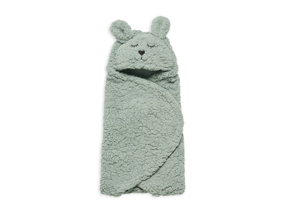 Einschlagdecke für Babyschale Hase