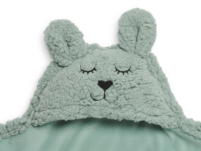 Einschlagdecke für Babyschale Hase