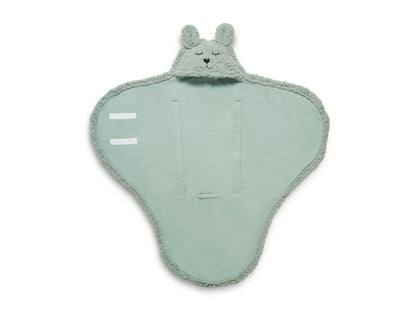 Einschlagdecke für Babyschale Hase