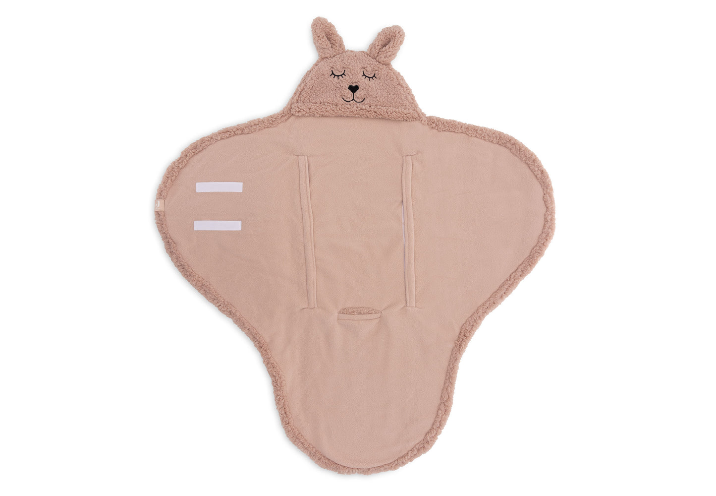 Einschlagdecke für Babyschale Hase