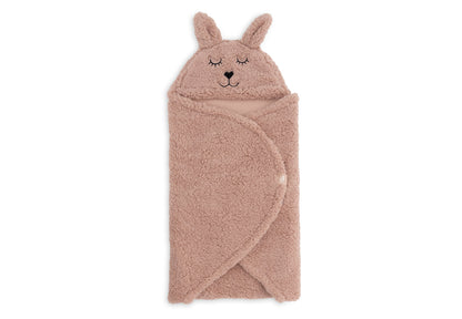 Einschlagdecke für Babyschale Hase