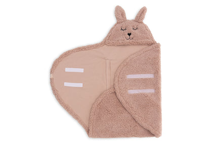 Einschlagdecke für Babyschale Hase