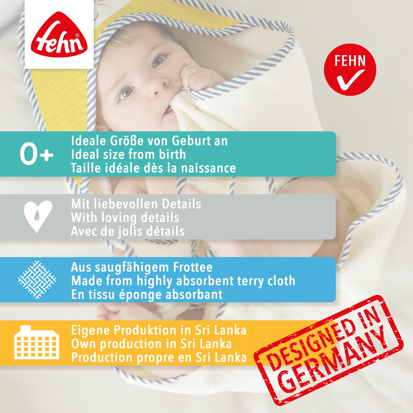 Kapuzenbadetuch Maus personalisiert