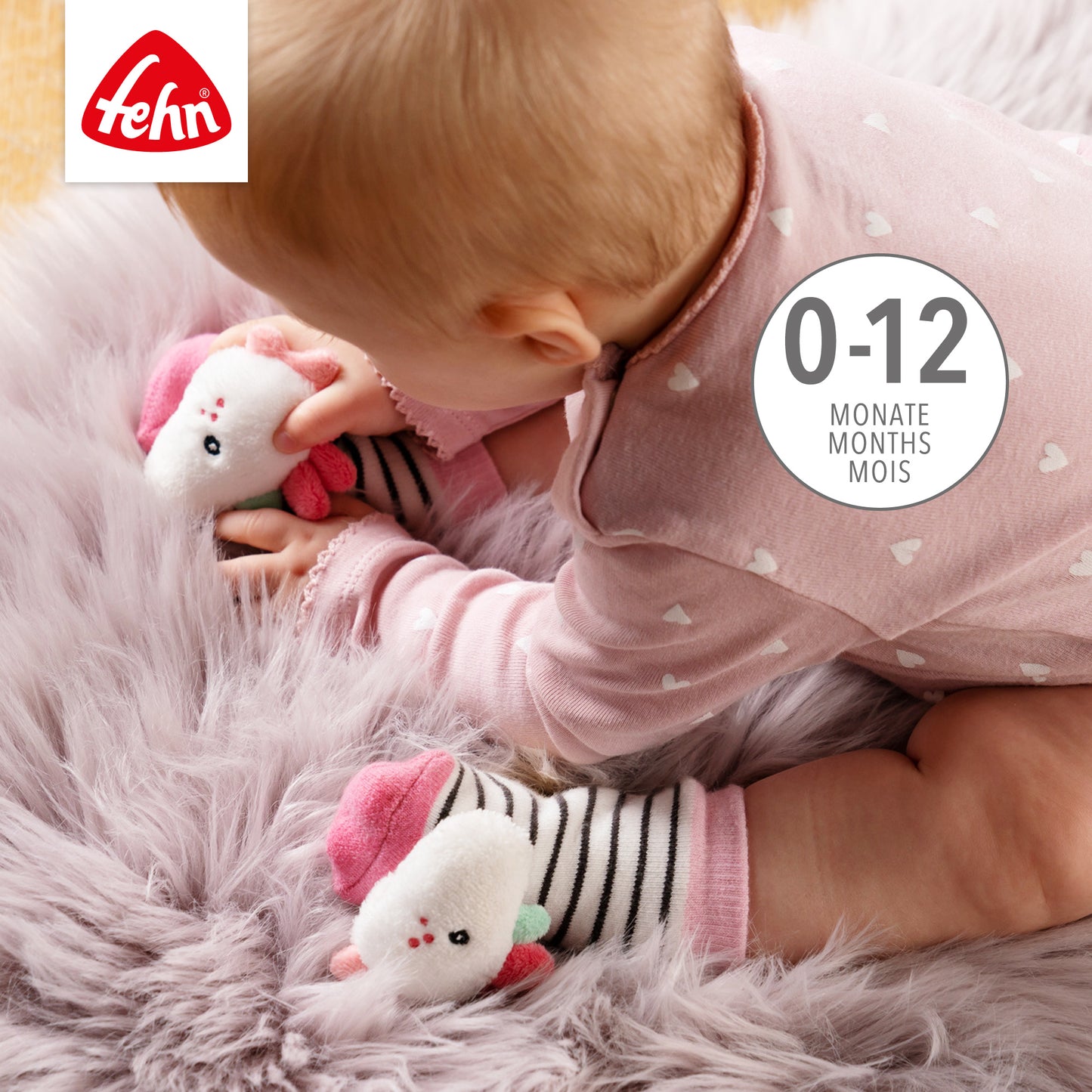Rasselsocken Drache Einhorn Eule