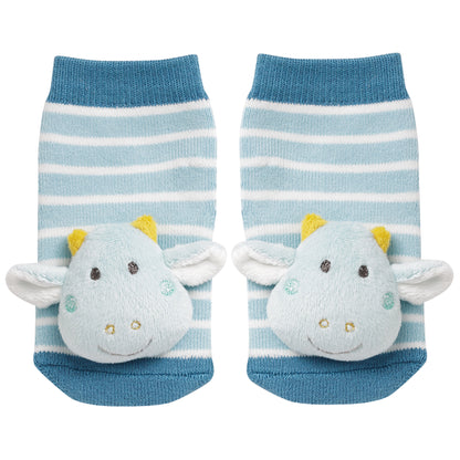 Rasselsocken Drache Einhorn Eule