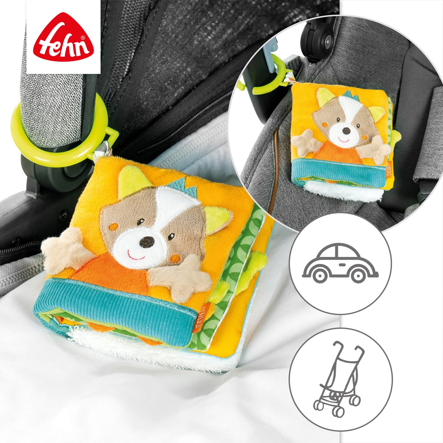 Stoffbuch Bär Fuchs
