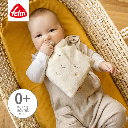 Kirschkernkissen Schaf mit Namen – personalisiertes Wärmekissen für Babys und Kinder