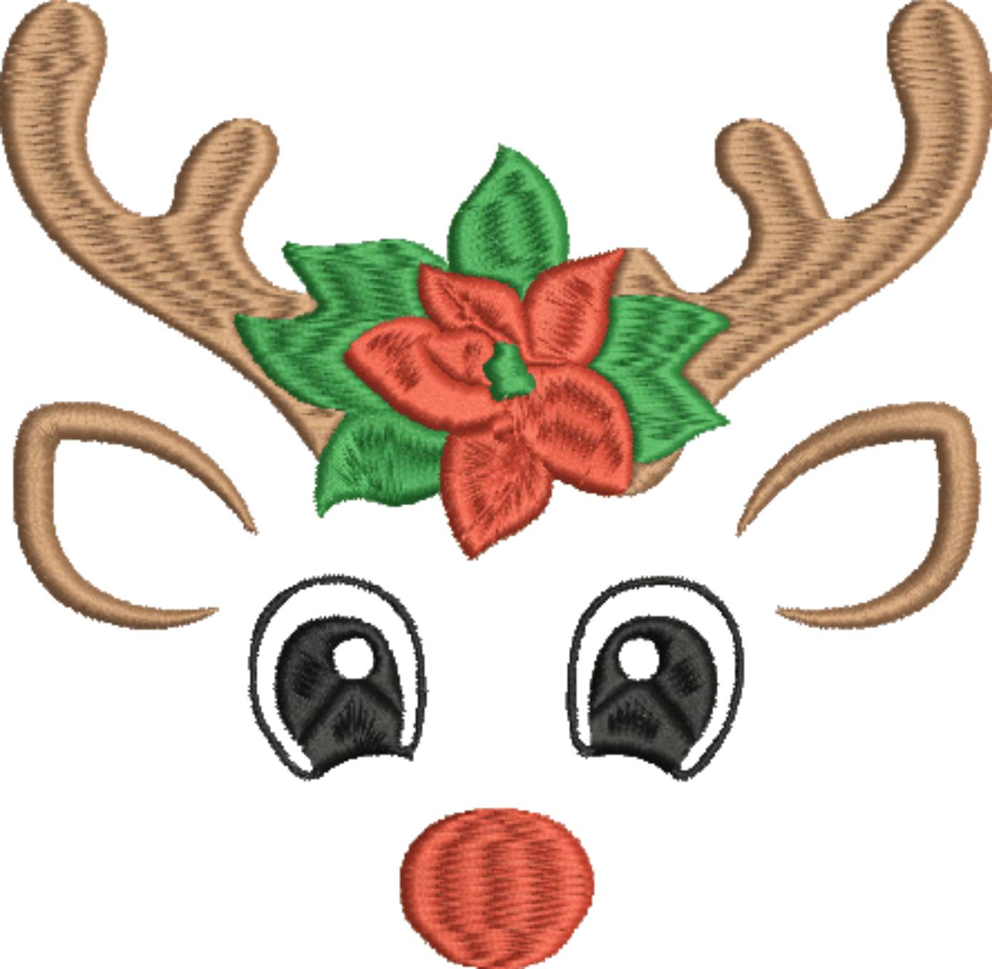 💫 Personalisierter Adventskalender Kinder bestickt mit Motiv Rentier und WunschNamen