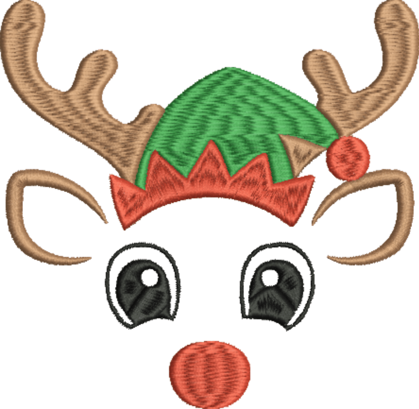 💫 Personalisierter Adventskalender Kinder bestickt mit Motiv Rentier und WunschNamen