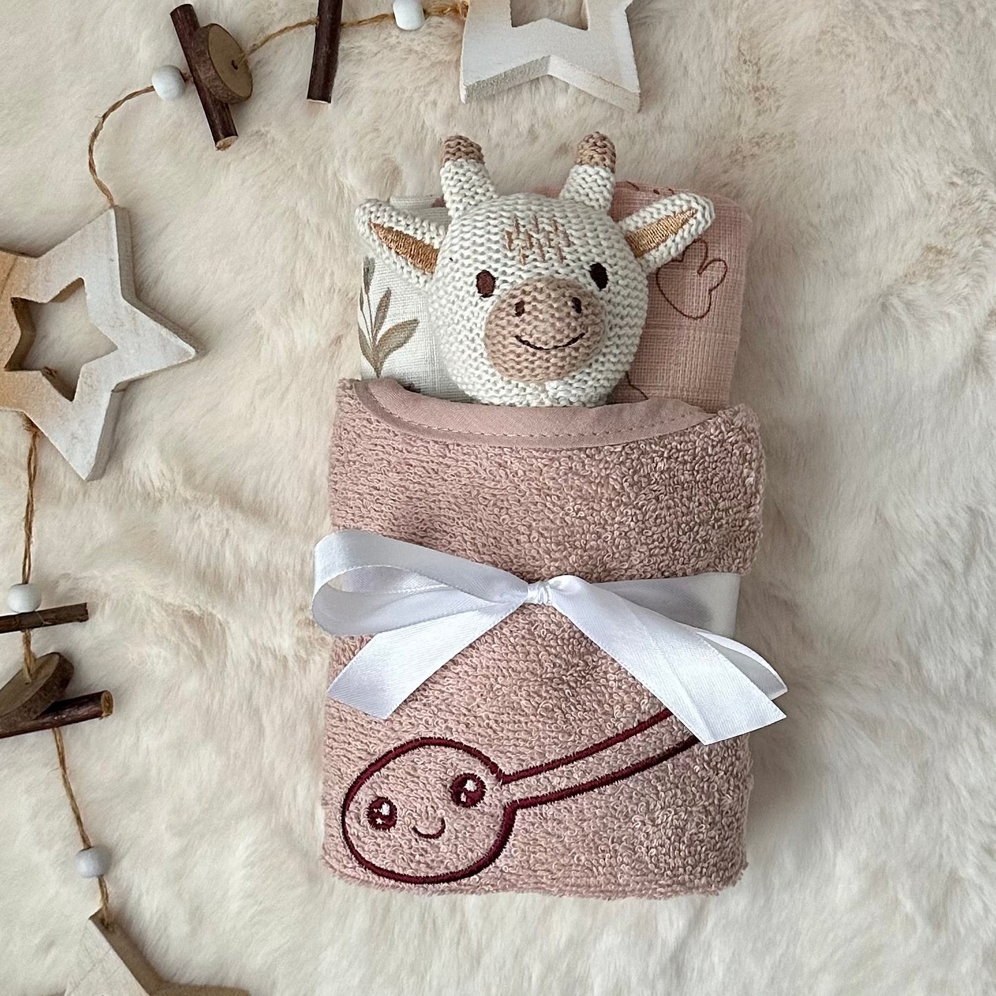 Baby Geschenk-Set Blumen 🌺🌿
