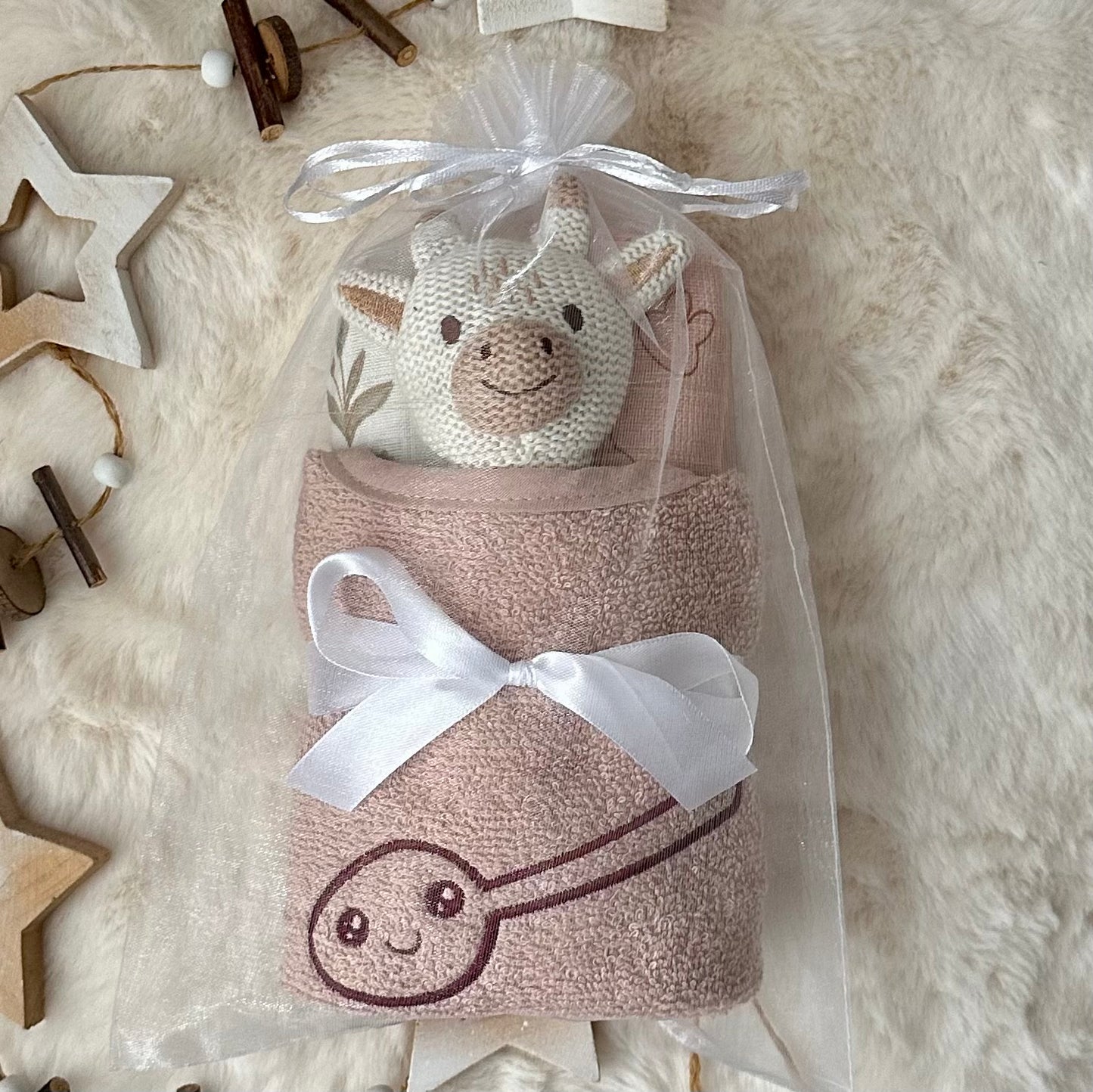 Baby Geschenk-Set Blumen 🌺🌿