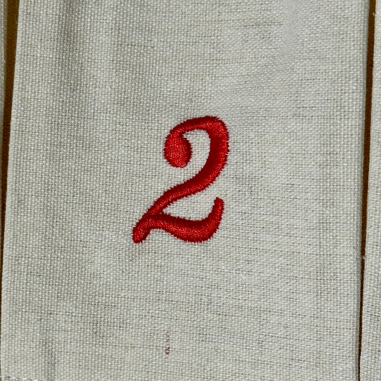 Personalisierter Adventskalender Kinder bestickt mit Motiv Schneemann, Waldtieren und WunschNamen