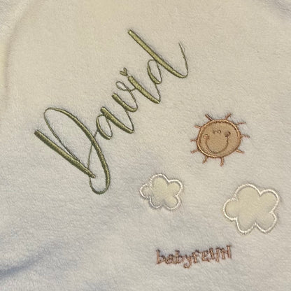 Kuscheldecke Vogel personalisiert