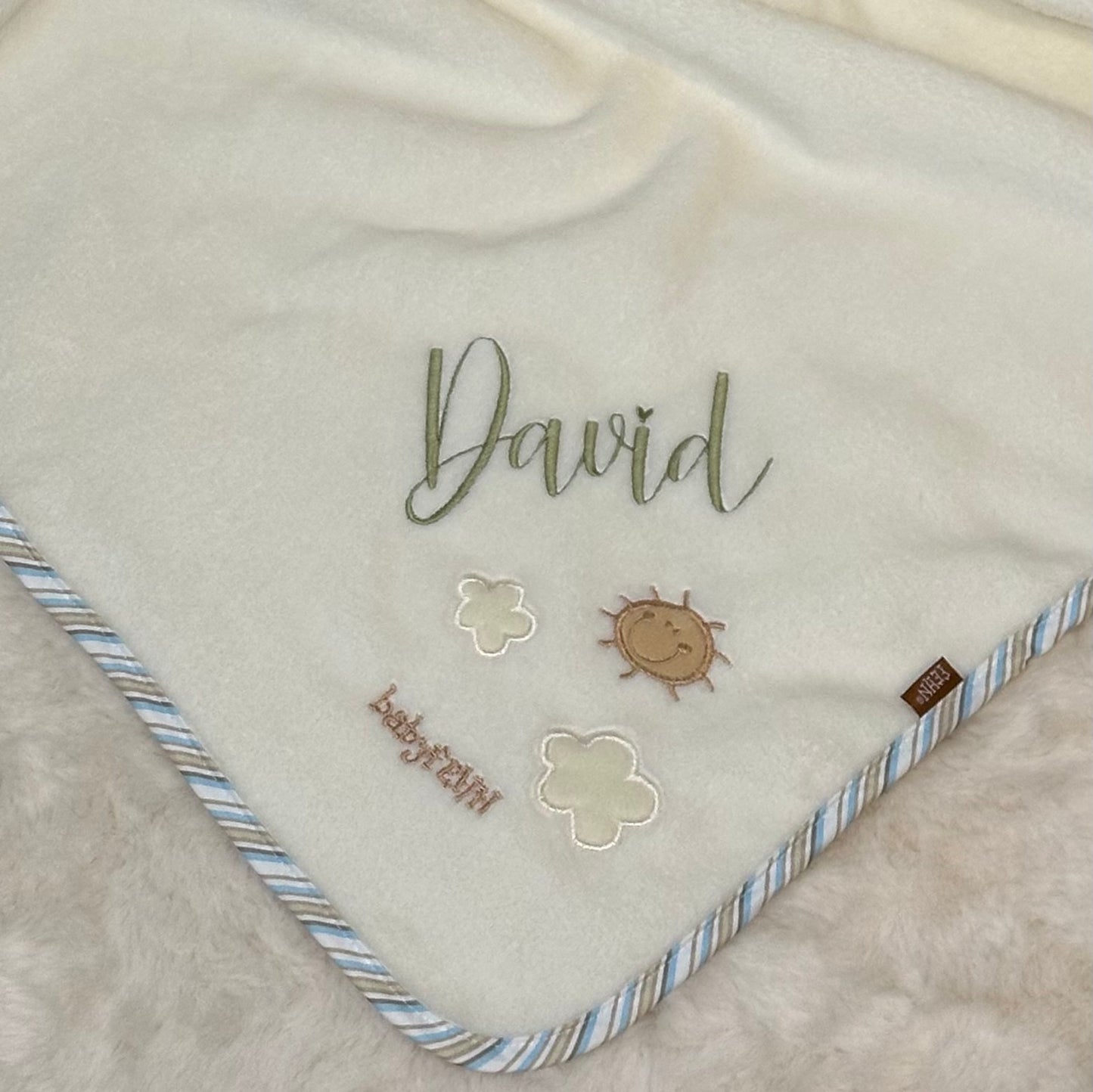 Kuscheldecke Schaf personalisiert