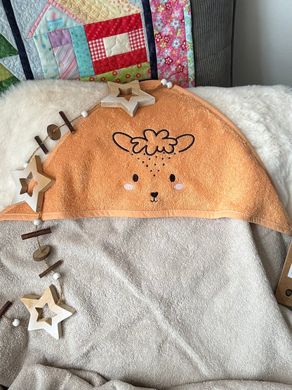 Kuscheliges Kapuzenbadetuch mit süßem Tier Motiv – Flauschig, praktisch & personalisierbar