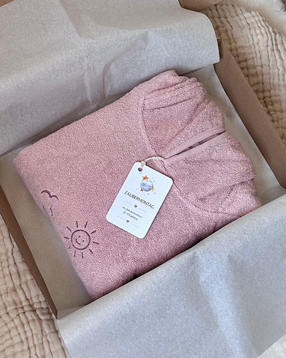 Badeponcho mit Kapuze & Ohren individuell personalisiert mit Motiv & Name
